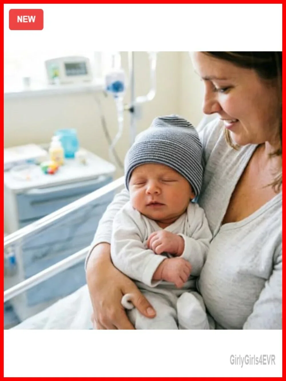 4 Pack Newborn Hospital Hat Infant Baby Cap with Big Bow Soft Cute Knot Beanie